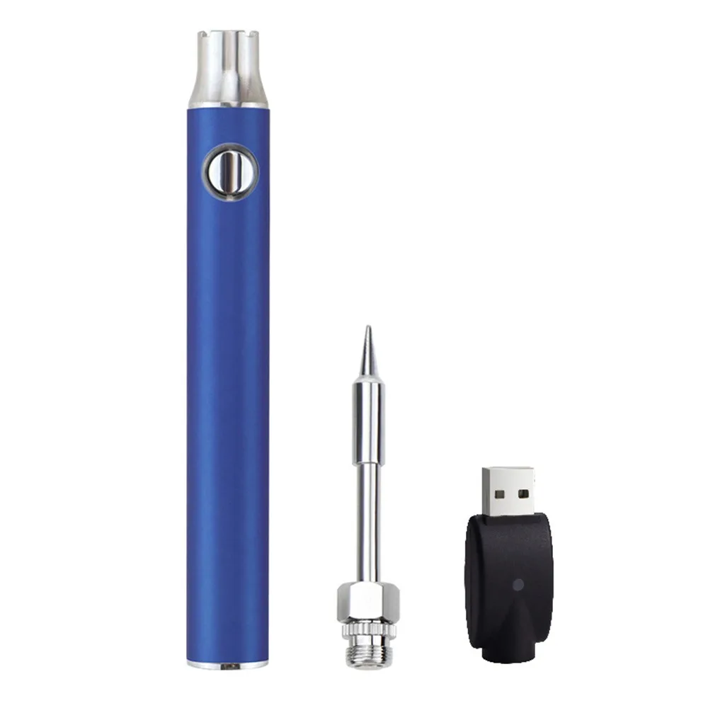 New 1100mAh Battery Electric Soldering Iron Pen 510 Thread Heat Tips Adjustable Temperature Smart Power Pen Solder Repair Tool
New 1100mAh Battery Electric Soldering Iron Pen 510 Thread Heat Tips Adjustable Temperature Smart Power Pen Solder Repair Tool