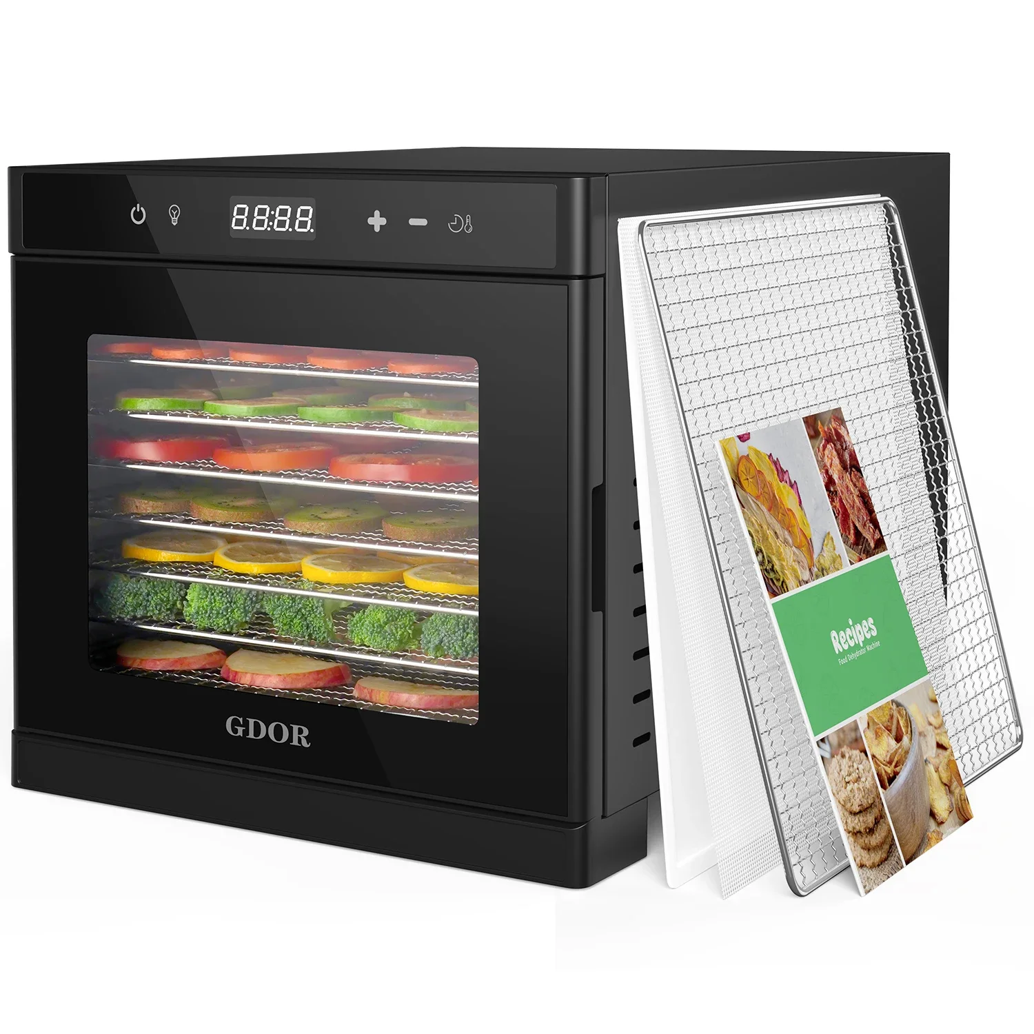 2024 New 8 Trays Stainless Steel Load Trays Jerky Dryer Large Capacity Dehydrators Herb Yogurt Food Dehydrator Machine
2024 New 8 Trays Stainless Steel Load Trays Jerky Dryer Large Capacity Dehydrators Herb Yogurt Food Dehydrator Machine