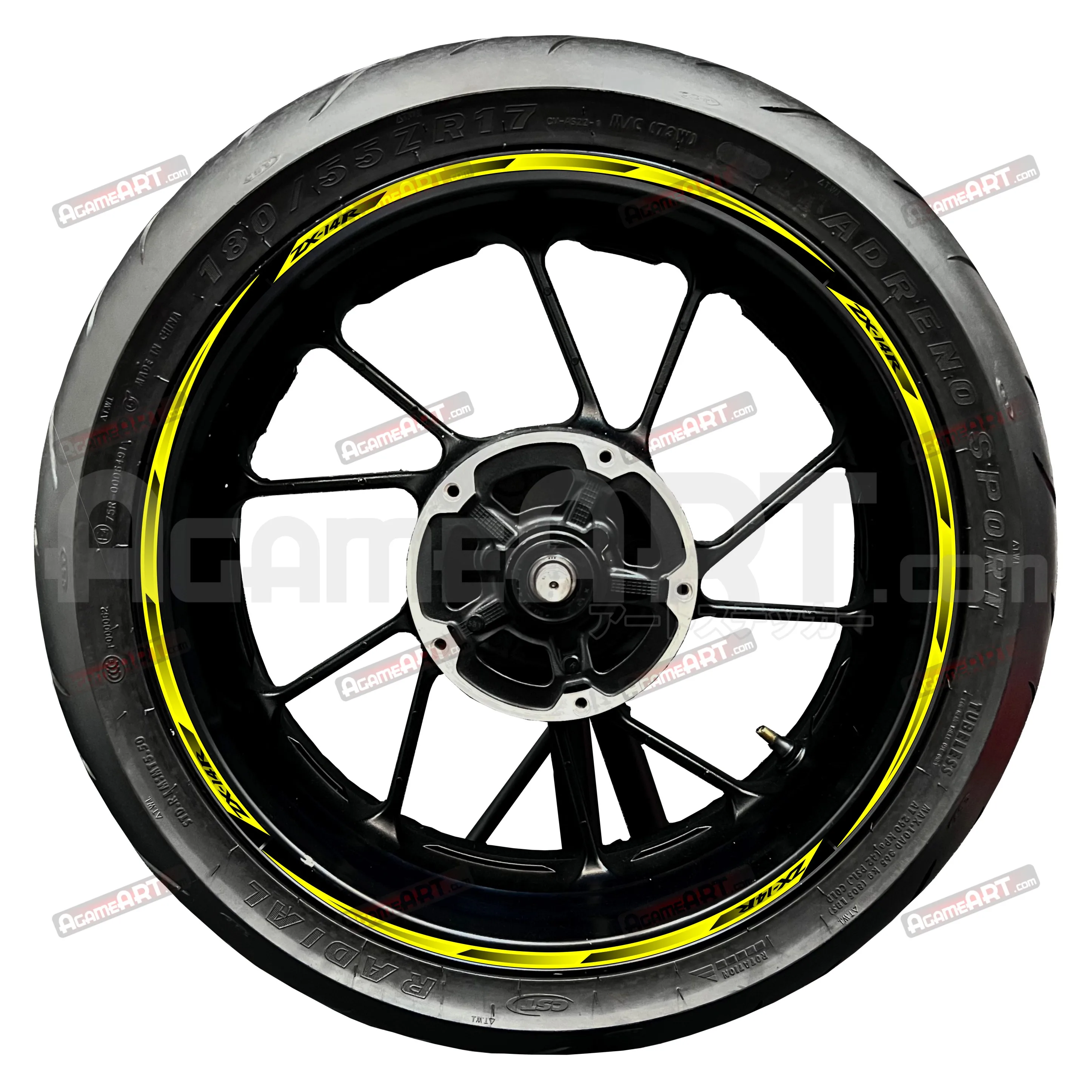 Motocycle Wheel Stickers for ZX-14R 17-inch Front and Rear Wheel Decorative Stickers Waterproof Reflective Rim Stickers
Motocycle Wheel Stickers for ZX-14R 17-inch Front and Rear Wheel Decorative Stickers Waterproof Reflective Rim Stickers