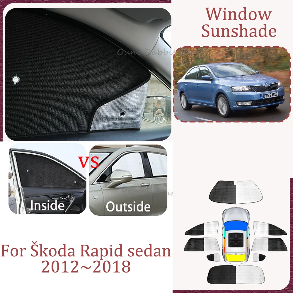 For Škoda Rapid sedan 2012~2018 2015 2016 2017 Skylight Sunshade Side Window Windshield Sun Shade Protector Parasol Accessories
For Škoda Rapid sedan 2012~2018 2015 2016 2017 Skylight Sunshade Side Window Windshield Sun Shade Protector Parasol Accessories