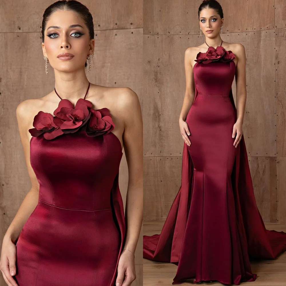 Customized Mermaid Satin Evening Dresses Fashion Sleeveless Homecoming Dresses Modern Court Train Special Occasion Gowns
Customized Mermaid Satin Evening Dresses Fashion Sleeveless Homecoming Dresses Modern Court Train Special Occasion Gowns