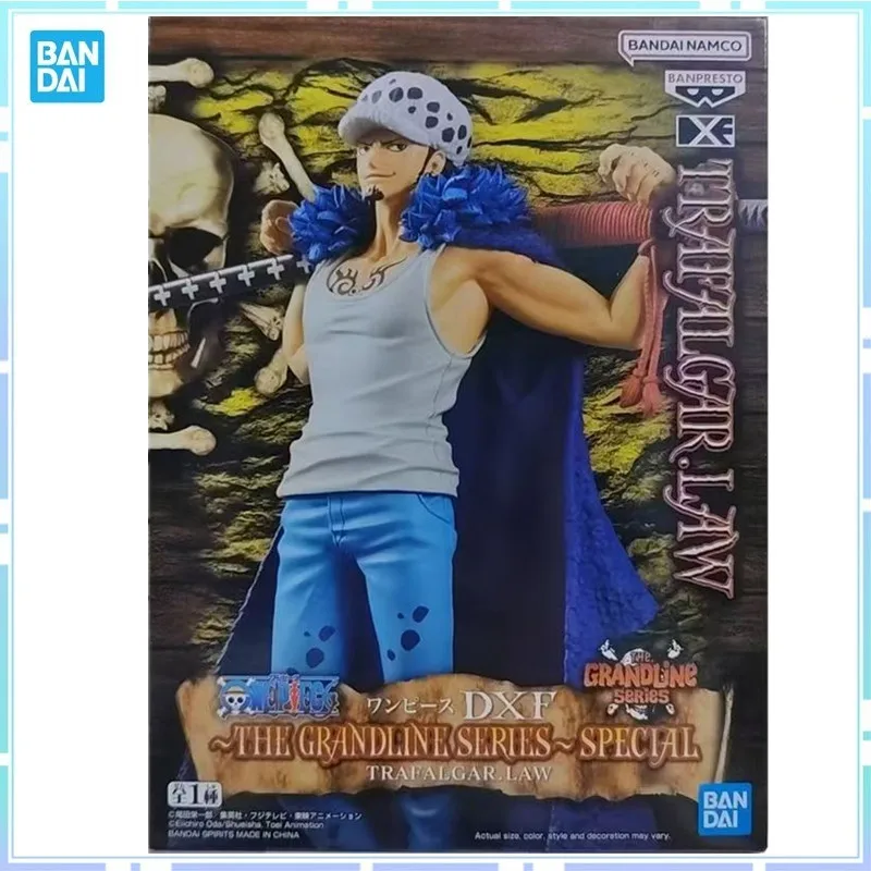 Bandai Original BANPRESTO Anime ONE PIECE DXF Trafalgar D. Water Law PVC Action Figure Collectible Model Toy Gifts
Bandai Original BANPRESTO Anime ONE PIECE DXF Trafalgar D. Water Law PVC Action Figure Collectible Model Toy Gifts