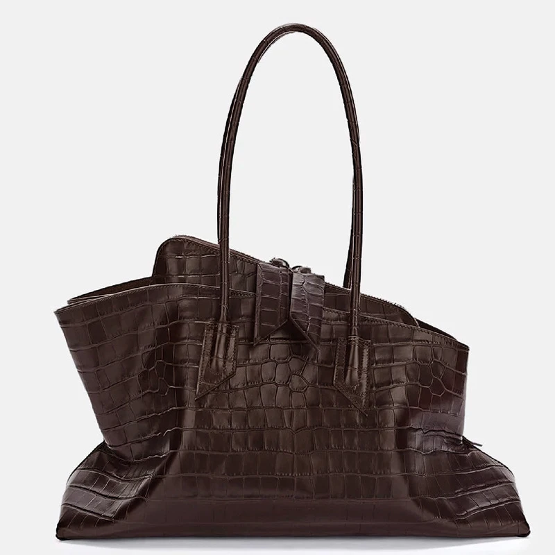 Роскошная асимметричная кожаная сумка через плечо, специальная многослойная большая сумка с геометрическим узором, женский винтажный пригородный портфель
Роскошная асимметричная кожаная сумка через плечо, специальная многослойная большая сумка с геометрическим узором, женский винтажный пригородный портфель