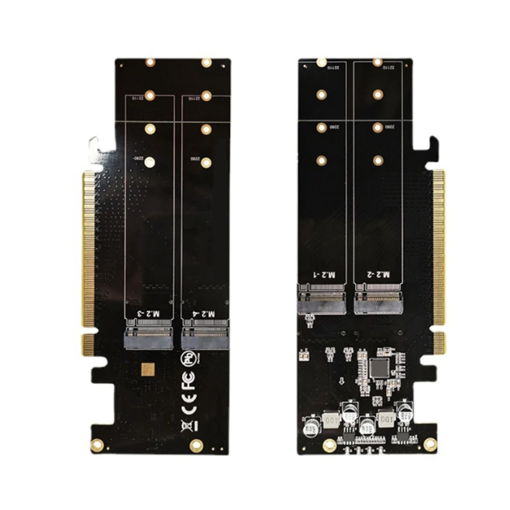 Durable-New Pcie To M2 Adapter Card Pcie X16 4 Port M2 NVME M Key SSD Converter M.2 PCI Express X16 Adapter VROC Expansion Card,
Durable-New Pcie To M2 Adapter Card Pcie X16 4 Port M2 NVME M Key SSD Converter M.2 PCI Express X16 Adapter VROC Expansion Card,
