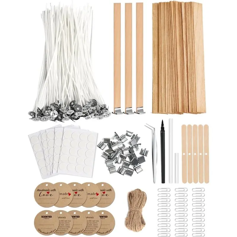 ~A61Z Хлопковые и деревянные фитили (100 и 30) для изготовления свечей, набор для изготовления свечей — полный набор инструментов в комплекте для проектов «сделай сам» из сои/пчелиного воска A
~A61Z Хлопковые и деревянные фитили (100 и 30) для изготовления свечей, набор для изготовления свечей — полный набор инструментов в комплекте для проектов «сделай сам» из сои/пчелиного воска A