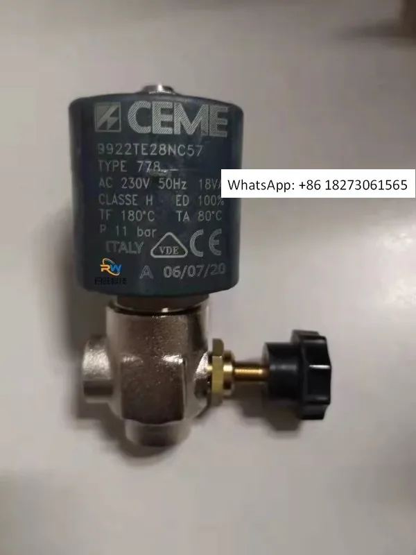 CEME9922 solenoid valve steam regulating valve washing equipment valve G1/4
CEME9922 solenoid valve steam regulating valve washing equipment valve G1/4