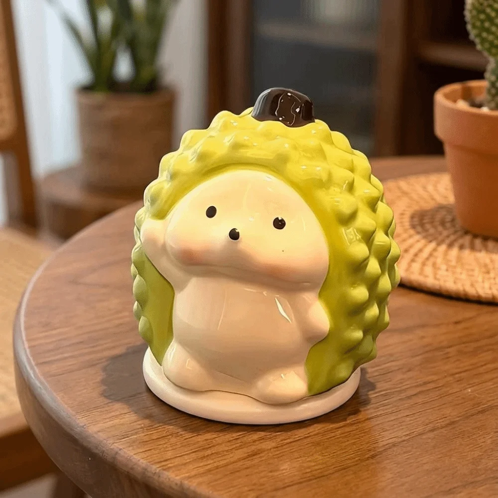 Cartoon Ceramic Toothpick Holder Creative Durian Shape Cotton Swab Tube Portable Eco-Friendly Hedgehog Toothpick Dispenser
Cartoon Ceramic Toothpick Holder Creative Durian Shape Cotton Swab Tube Portable Eco-Friendly Hedgehog Toothpick Dispenser