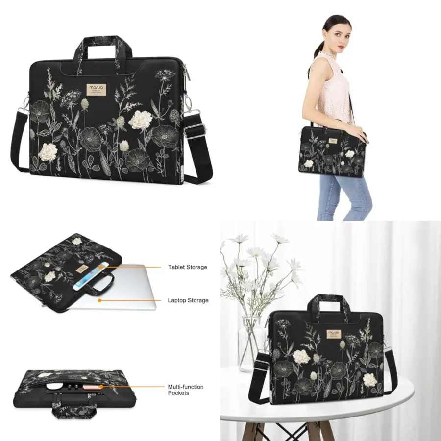 Laptop Bag for Women, 17- Computer Bag Compatible with MacBook, HP, Dell, Lenovo, Acer, Asus, Notebook, Laptop Messenger Should
Laptop Bag for Women, 17- Computer Bag Compatible with MacBook, HP, Dell, Lenovo, Acer, Asus, Notebook, Laptop Messenger Should