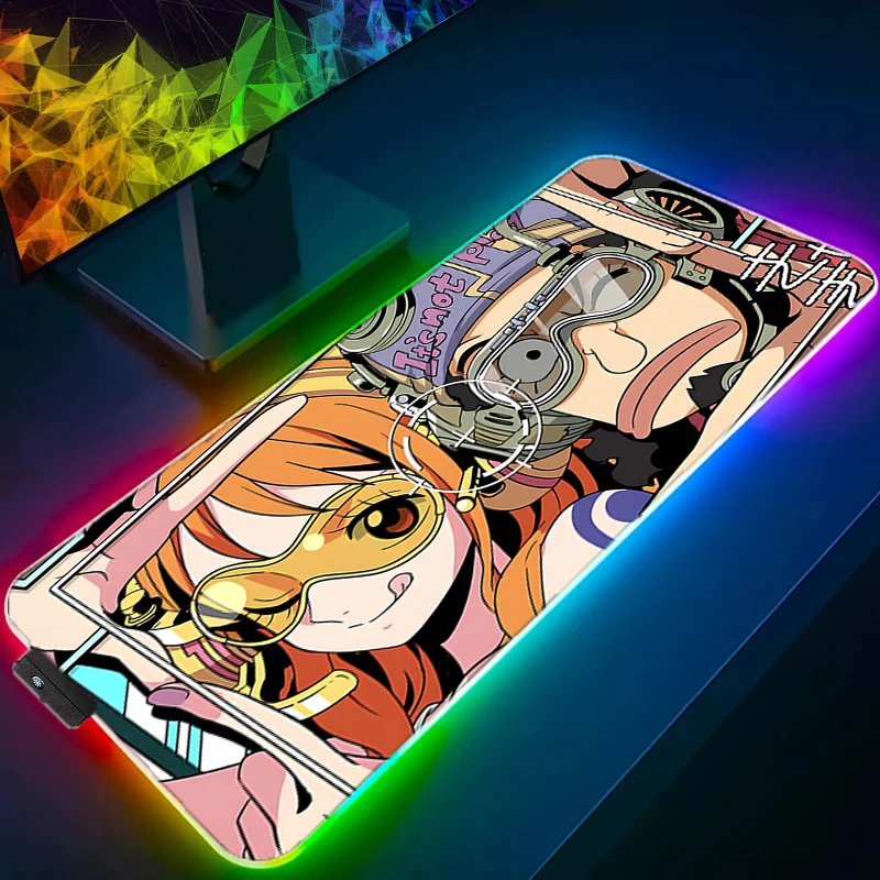 RGB LED Mouse Pad Office Desk Mat Computer Game Mousepad Rubber Keyboard Pad PC Accessories Mouse Mat One Piece Usopp Tablet Pad
RGB LED Mouse Pad Office Desk Mat Computer Game Mousepad Rubber Keyboard Pad PC Accessories Mouse Mat One Piece Usopp Tablet Pad
