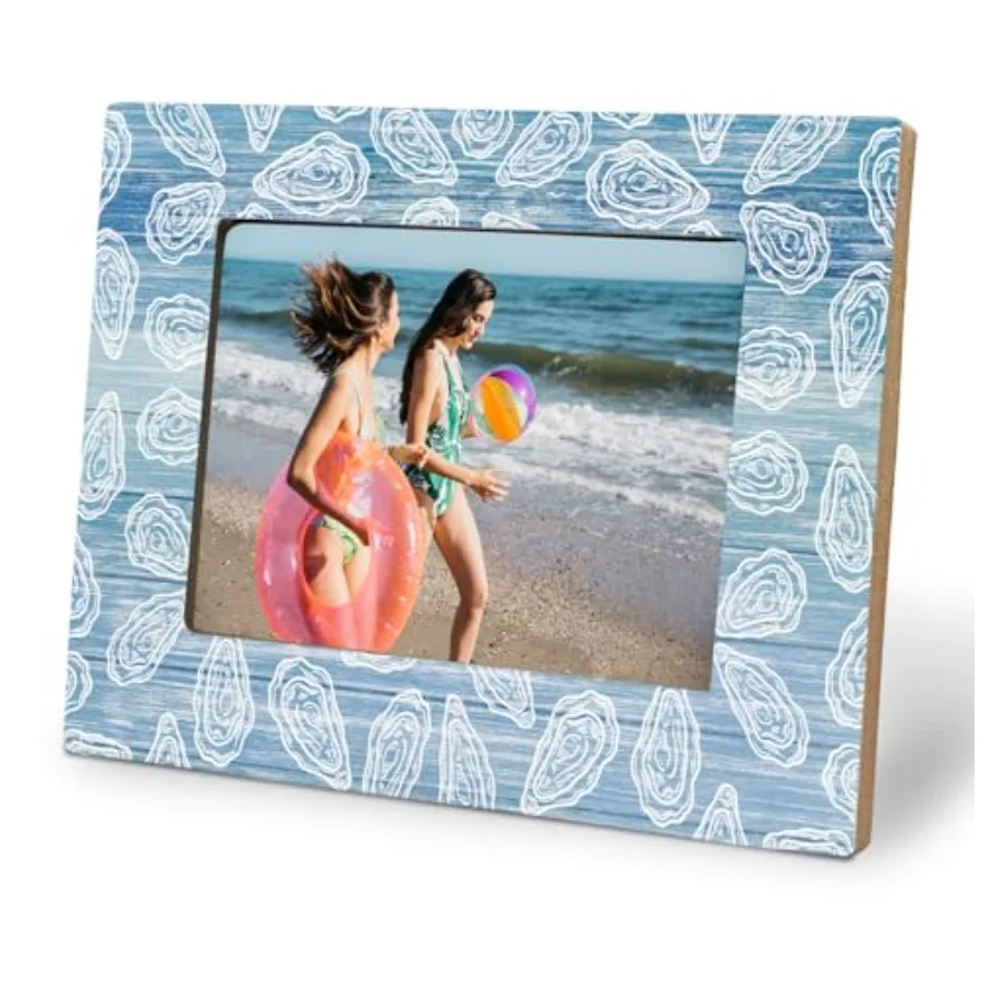 Blue Oyster Coastal Beach Picture Photo Frame 5x7, Gifts for Ocean Lovers, Blue and Oyster Picture Frames for Desk Tabletop Wal
Blue Oyster Coastal Beach Picture Photo Frame 5x7, Gifts for Ocean Lovers, Blue and Oyster Picture Frames for Desk Tabletop Wal