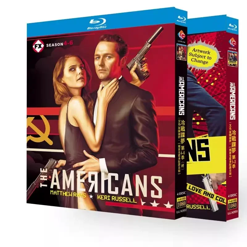 Blu-ray Disc Cold War Spies American Spies Seasons 1–6 The Americans 8-Disc Box
Blu-ray Disc Cold War Spies American Spies Seasons 1–6 The Americans 8-Disc Box