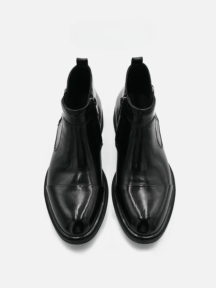 2025 Business Leather Men's Boots Fashion Casual Zipper High-top Leather Shoes, Trendy Men's Shoes Gift
2025 Business Leather Men's Boots Fashion Casual Zipper High-top Leather Shoes, Trendy Men's Shoes Gift