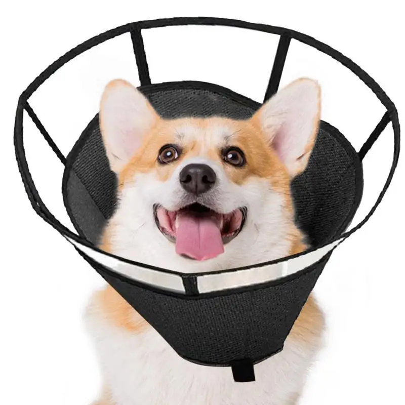 Soft Dog Cone Adjustable Dog Recovery Soft Cone Wound Care Visible Wrap Anti-Lick Shield Breathable Pet Collar Anti-Bite For
Soft Dog Cone Adjustable Dog Recovery Soft Cone Wound Care Visible Wrap Anti-Lick Shield Breathable Pet Collar Anti-Bite For