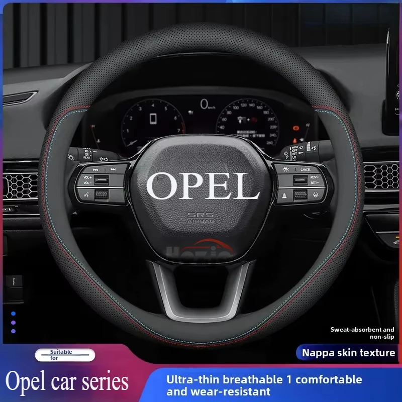 Leather Car Steering Wheel Cover for Opel Adam Agila Ampera Ampera-e Antara Arena Ancona Astra Astra-e Auto Interior Accessories
Leather Car Steering Wheel Cover for Opel Adam Agila Ampera Ampera-e Antara Arena Ancona Astra Astra-e Auto Interior Accessories