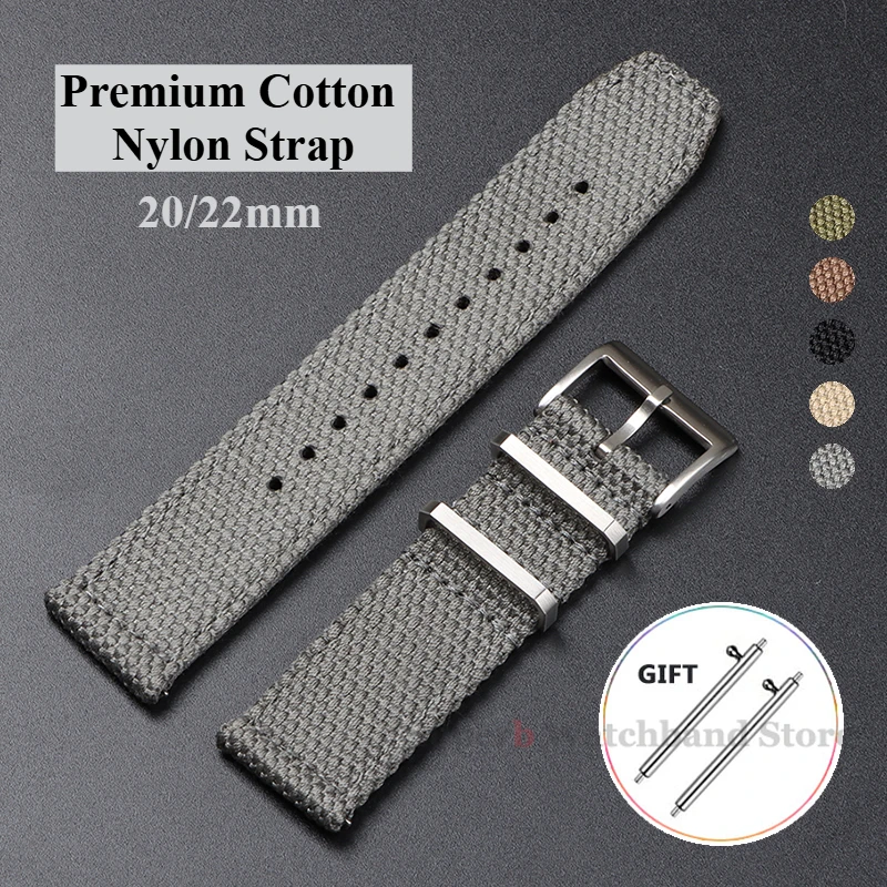 Premium Cotton Nylon Watch Strap Canvas WristBand 20mm 22mmfor Omega Men Women Military Sport Bracelet for Seiko Accessories
Premium Cotton Nylon Watch Strap Canvas WristBand 20mm 22mmfor Omega Men Women Military Sport Bracelet for Seiko Accessories