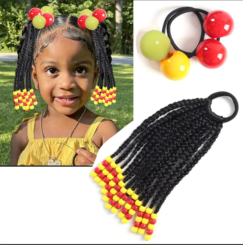 2packs/ Kids Hair Ballies Extension with Bow and Beads Kids Hair Beads Accessories Kids Braided Ponytail for Girls
2packs/ Kids Hair Ballies Extension with Bow and Beads Kids Hair Beads Accessories Kids Braided Ponytail for Girls