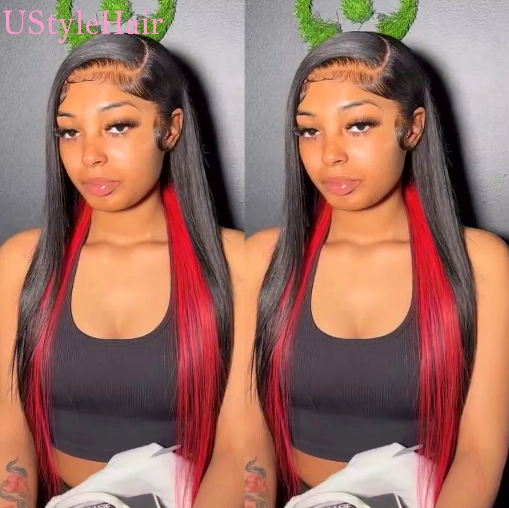 Парик UStyleHair, черный, красный, шелковистый, прямой, натуральные волосы, синтетические кружевные передние парики для женщин, получерный, полукрасный, выделенный парик
Парик UStyleHair, черный, красный, шелковистый, прямой, натуральные волосы, синтетические кружевные передние парики для женщин, получерный, полукрасный, выделенный парик
