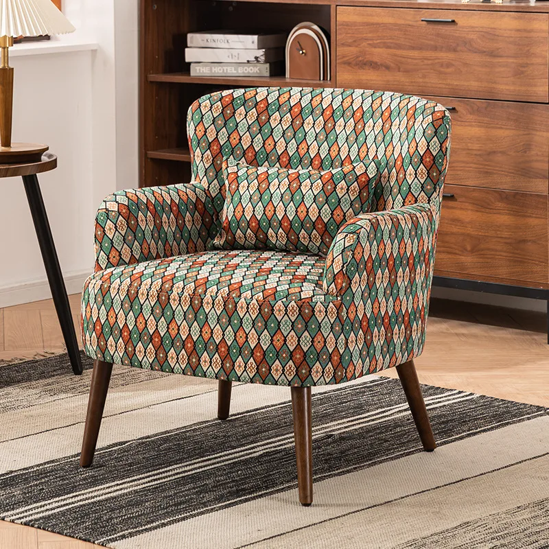 Single sofa chair bedroom living room lazy leisure chair homestay hotel solid wood negotiation chair
Single sofa chair bedroom living room lazy leisure chair homestay hotel solid wood negotiation chair