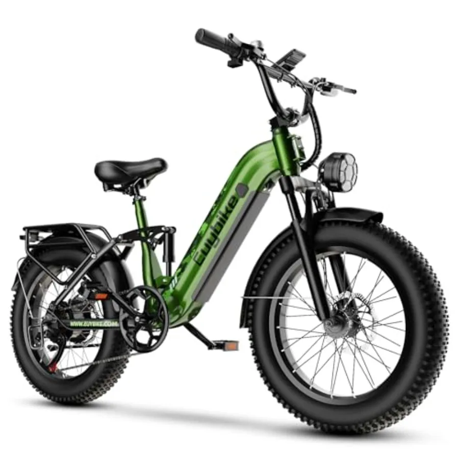 Adult electric bike for commute/beach/snow: 1500W motor, 48V removable battery 20/25/60Ah,80-mile range, 20''×4'' fat tires, UL
Adult electric bike for commute/beach/snow: 1500W motor, 48V removable battery 20/25/60Ah,80-mile range, 20''×4'' fat tires, UL