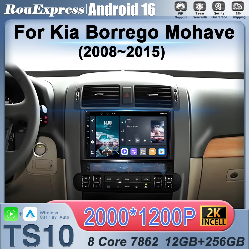 Android For Kia Borrego Mohave 2008-2015 Autoradio Stereo Car Radio Samochodowe QLED Screen 2Din DVD video Bluetooth Head Unit
Android For Kia Borrego Mohave 2008-2015 Autoradio Stereo Car Radio Samochodowe QLED Screen 2Din DVD video Bluetooth Head Unit