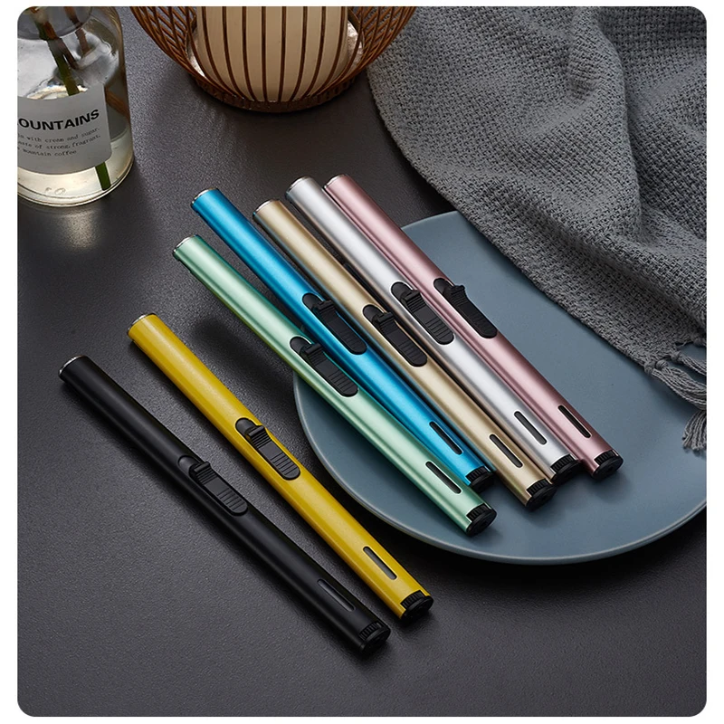 2022 NEW Pen Spray Cigarette Lighter Mini Butane Gas Lighter Camping Kitchen Candle Ignition Tool Open Flame Unusual Lighters
2022 NEW Pen Spray Cigarette Lighter Mini Butane Gas Lighter Camping Kitchen Candle Ignition Tool Open Flame Unusual Lighters