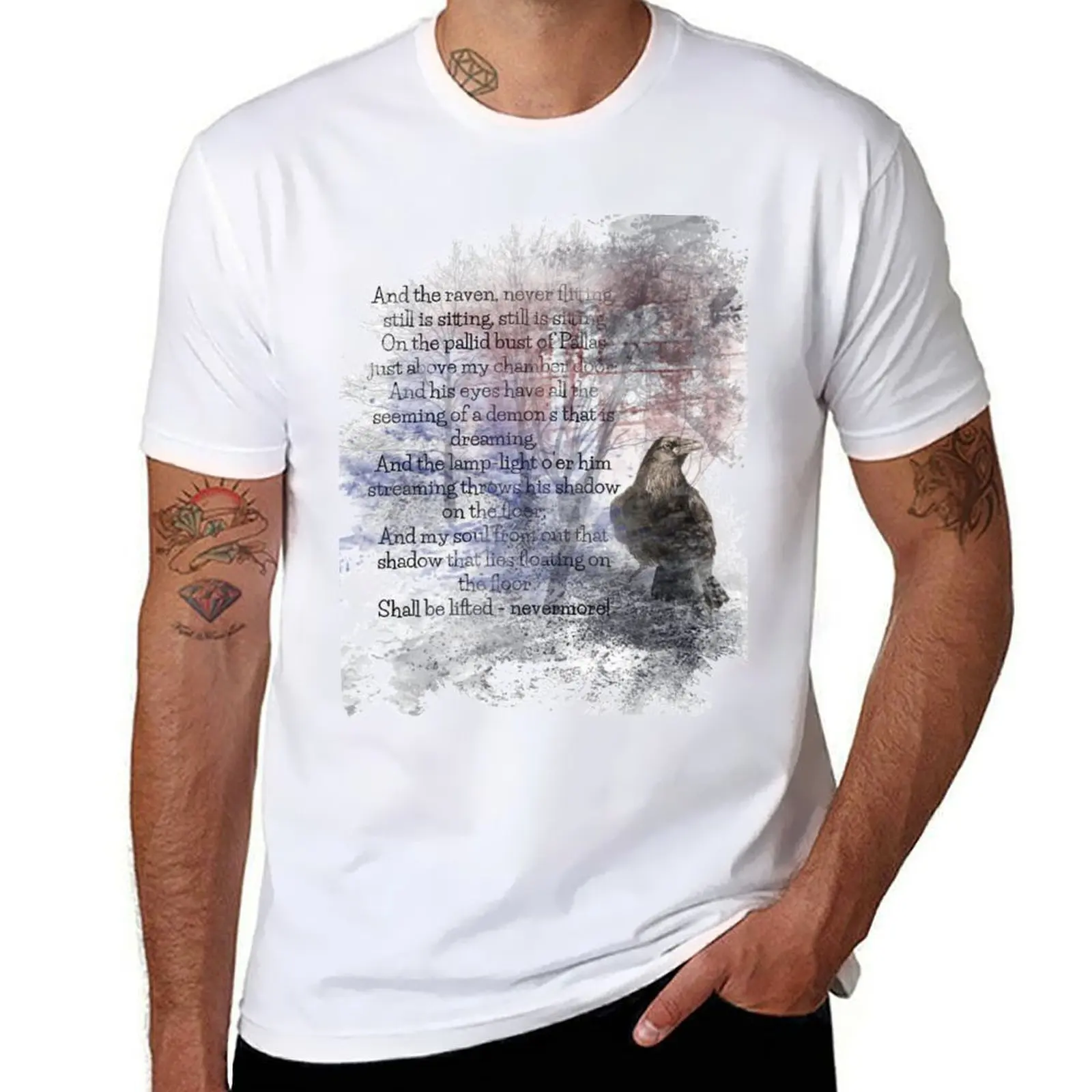 Edgar Allan Poe Poem The Raven T-Shirt t shirt man luxury man t shirts graphic T-Shirt
Edgar Allan Poe Poem The Raven T-Shirt t shirt man luxury man t shirts graphic T-Shirt