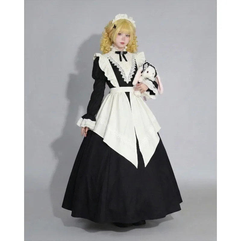 S-5XLGothicBlackShort/LongApronDresswithSleevesLongSleeveMaidDressNun DressHalloweenCarnivalPartyServantRole Playing Costume
S-5XLGothicBlackShort/LongApronDresswithSleevesLongSleeveMaidDressNun DressHalloweenCarnivalPartyServantRole Playing Costume