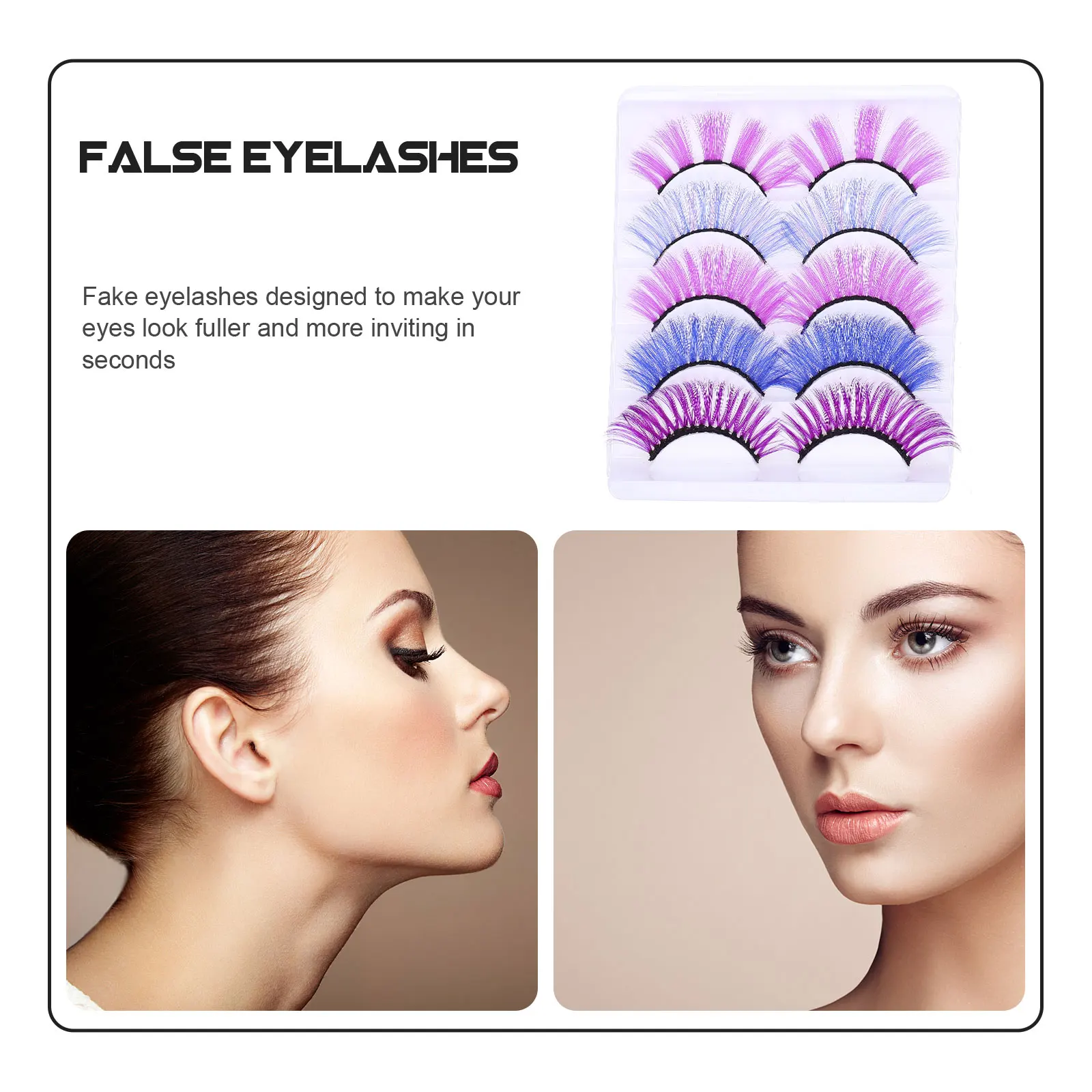 5Pairs False Eyelashes Thick Volume Simulation Dense Natural Look Faux Lash Durable Makeup Eyelash Supplies Faux Eyelash 
5Pairs False Eyelashes Thick Volume Simulation Dense Natural Look Faux Lash Durable Makeup Eyelash Supplies Faux Eyelash