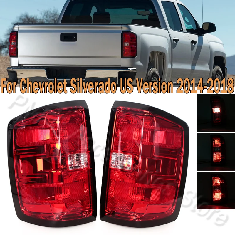 Tail Light Assembly Rear Turn Signal Light Brake Lamp Fog Lamp For Chevrolet Silverado 2014-2018 US Version GM2801261 GM2800261
Tail Light Assembly Rear Turn Signal Light Brake Lamp Fog Lamp For Chevrolet Silverado 2014-2018 US Version GM2801261 GM2800261