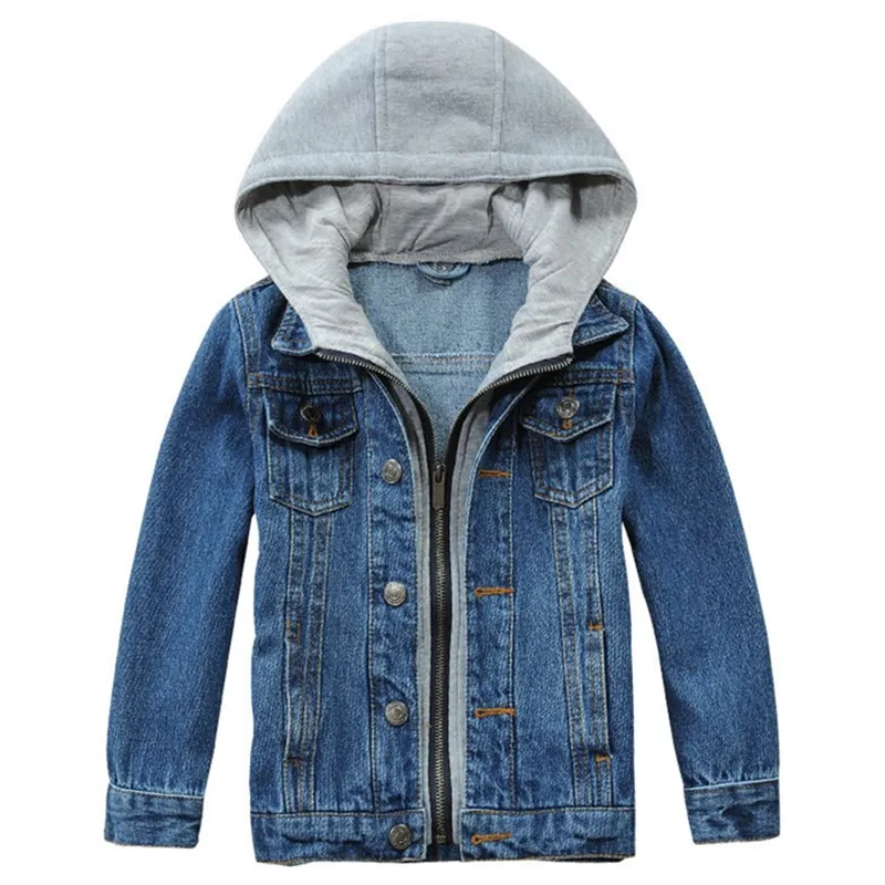 Boys' Hooded Denim Jacket Zipper Design Kids Denim Coat For Children 2-14 Years Girls Cowboy Outerwear
Boys' Hooded Denim Jacket Zipper Design Kids Denim Coat For Children 2-14 Years Girls Cowboy Outerwear