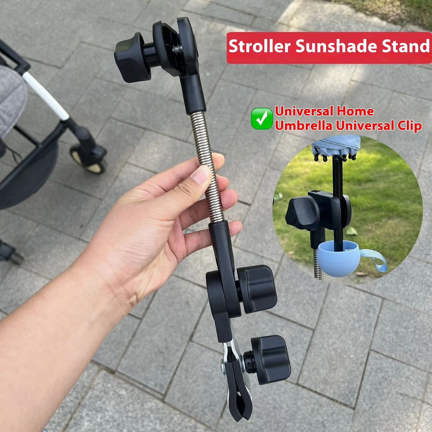 Baby Stroller Folding Umbrella UV Sun Rain Protection Parasol 360 Degrees Adjustable Universal Stroller Sunshade Canopy CoverBab
Baby Stroller Folding Umbrella UV Sun Rain Protection Parasol 360 Degrees Adjustable Universal Stroller Sunshade Canopy CoverBab