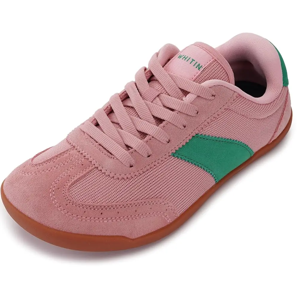 Wide Barefoot Sneakers for Women | Brogue Toe Cap Style | Suede-Knit Hybrid
Wide Barefoot Sneakers for Women | Brogue Toe Cap Style | Suede-Knit Hybrid