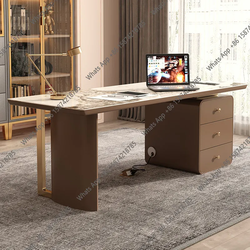 Rt New Light Luxury Rock Slab Desk Home Study Writing Table High-end Office Information Desk
Rt New Light Luxury Rock Slab Desk Home Study Writing Table High-end Office Information Desk