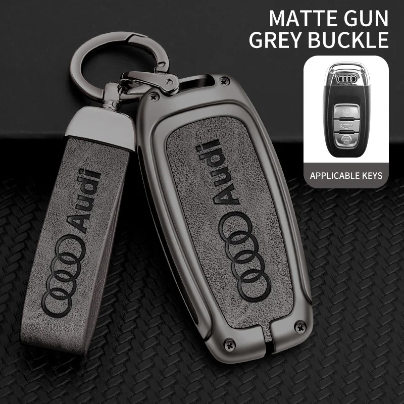 Alloy Leather Car Remote Key Protection Cover Shell For Audi A1 A2 A3 A4 A5 A6 A7 A8 Q1 Q2 Q3 Q5 Q6 Q7 Q8 TT RS3 RS7 TTS R8 S6R
Alloy Leather Car Remote Key Protection Cover Shell For Audi A1 A2 A3 A4 A5 A6 A7 A8 Q1 Q2 Q3 Q5 Q6 Q7 Q8 TT RS3 RS7 TTS R8 S6R