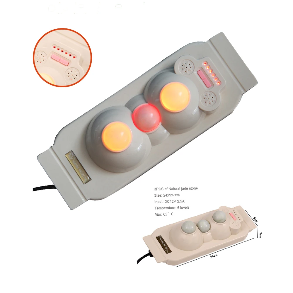 Korea Infrared Heat Therapy Portable Handheld Jade Projector 3 Balls Moxibustion Gushaelectric Jade Roller Prostate Massager
Korea Infrared Heat Therapy Portable Handheld Jade Projector 3 Balls Moxibustion Gushaelectric Jade Roller Prostate Massager