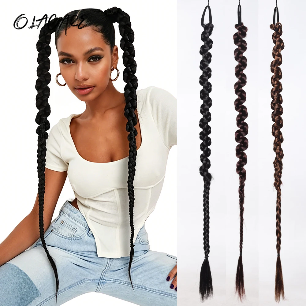 1/2PCS Hair Extension Braided Ponytail Fashion Long Twist Braided Ponytail Synthetic Extension Hair Accessories Hip Hop Y2K Girl
1/2PCS Hair Extension Braided Ponytail Fashion Long Twist Braided Ponytail Synthetic Extension Hair Accessories Hip Hop Y2K Girl
