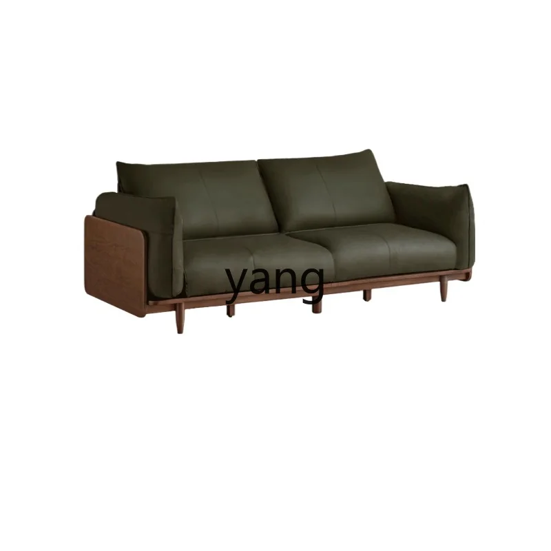 CX solid wood sofa living room Italian light luxury small apartment leather sofa
CX solid wood sofa living room Italian light luxury small apartment leather sofa