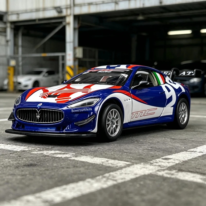 Модель автомобиля Maserati MC GT4 из сплава, масштаб 1:32, с открывающимися дверями, богатой детализацией, тонкой отделкой и высоким качеством.
Модель автомобиля Maserati MC GT4 из сплава, масштаб 1:32, с открывающимися дверями, богатой детализацией, тонкой отделкой и высоким качеством.