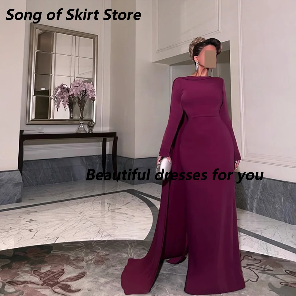 Customized Prom Dresses O-Neck Long Sleeves Jersey Straight Formal Party Gowns Floor Length Evening Gowns for Women 2026
Customized Prom Dresses O-Neck Long Sleeves Jersey Straight Formal Party Gowns Floor Length Evening Gowns for Women 2026