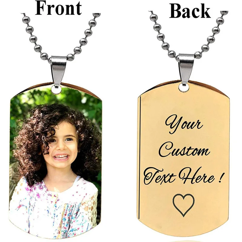 Amxiu Custom Lover Family Photo Necklace Stainless Steel SquareJewelry Engrave Name Pendant Necklace For Women Kids ID Tags
Amxiu Custom Lover Family Photo Necklace Stainless Steel SquareJewelry Engrave Name Pendant Necklace For Women Kids ID Tags