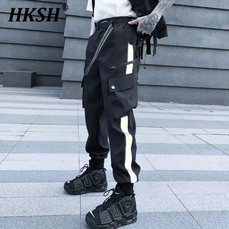 HKSH весенне-осенние мужские шикарные контрастные брюки-карго Tide Darkwear уличная спортивная уличная одежда тактическая техническая одежда HK0053
HKSH весенне-осенние мужские шикарные контрастные брюки-карго Tide Darkwear уличная спортивная уличная одежда тактическая техническая одежда HK0053