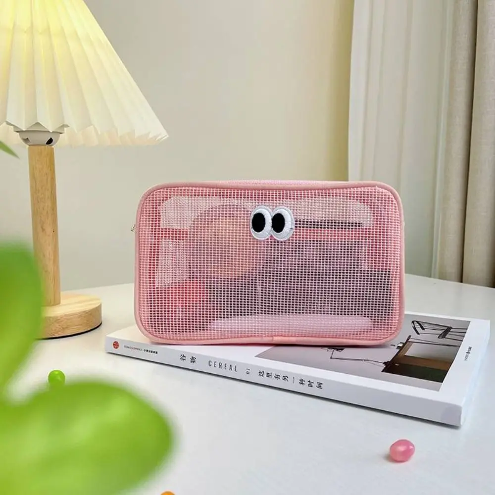 Student Stationery Bag Transparent Toiletry Bag Mesh Mesh Cosmetic Bag Korean Storage Bag DIY Shoulder Bag Women Cosmetic Bag
Student Stationery Bag Transparent Toiletry Bag Mesh Mesh Cosmetic Bag Korean Storage Bag DIY Shoulder Bag Women Cosmetic Bag