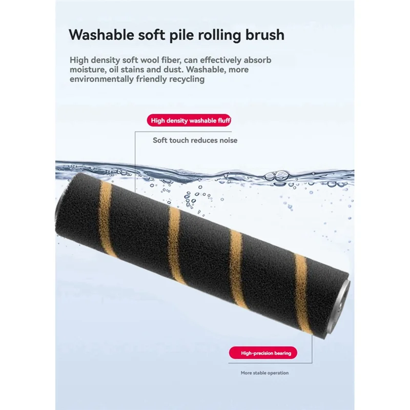ABKJ-Soft Lint Roller Brush For Dreame V12S V16S V15pro V16pro Vacuum Cleaner Parts Washable Roller Brush
ABKJ-Soft Lint Roller Brush For Dreame V12S V16S V15pro V16pro Vacuum Cleaner Parts Washable Roller Brush