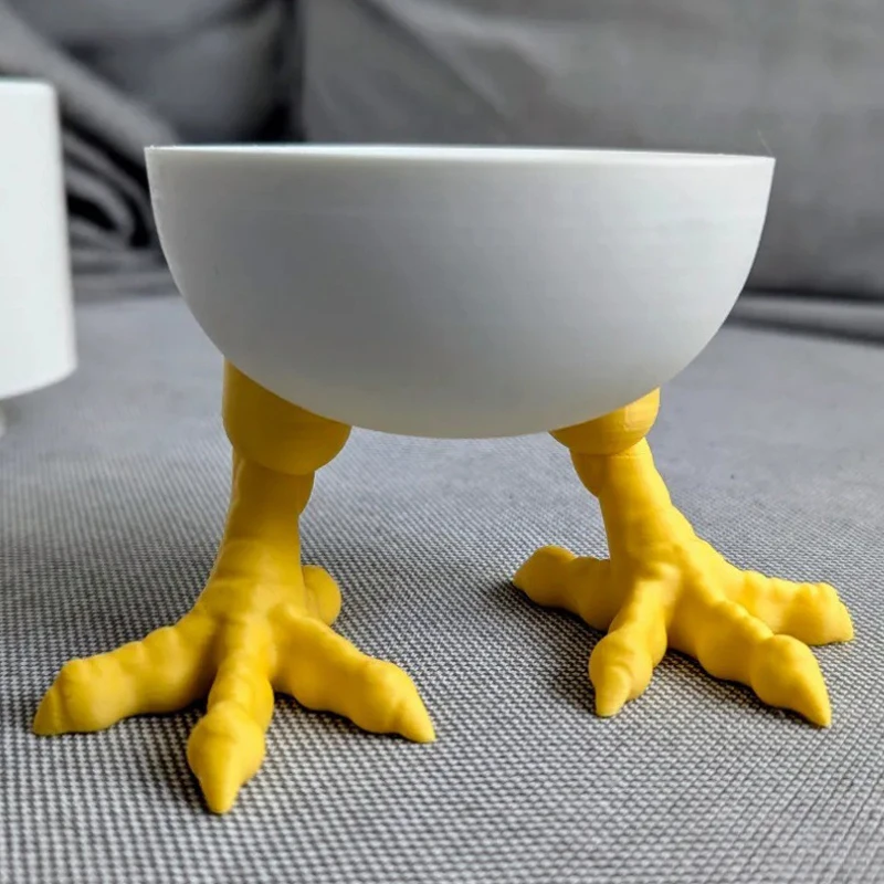 Chicken Claw Porcelains Holder 3D Printed White Chick Feet Figurine Statue Sculpture Office Bookshelf Desktop Decoration White
Chicken Claw Porcelains Holder 3D Printed White Chick Feet Figurine Statue Sculpture Office Bookshelf Desktop Decoration White