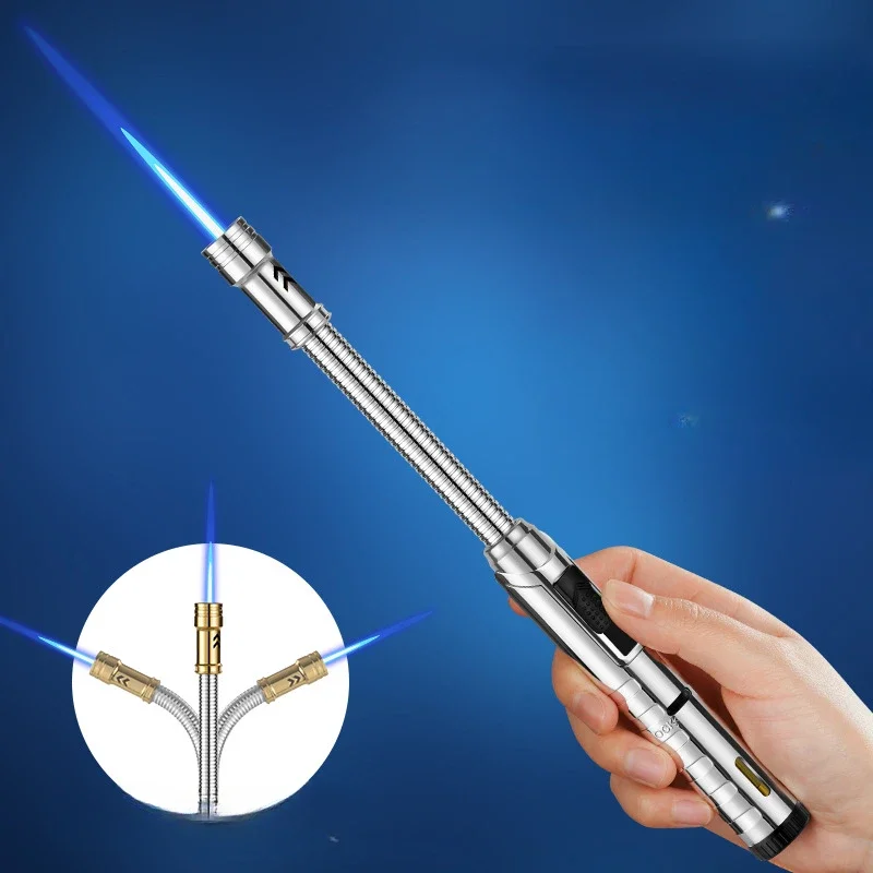 Metal Hose Outdoor Camping BBQ Kitchen Lighter Ignition Tool Long Handle Windproof Spray Gun Butane Gas Lighter Cigar Lighter
Metal Hose Outdoor Camping BBQ Kitchen Lighter Ignition Tool Long Handle Windproof Spray Gun Butane Gas Lighter Cigar Lighter