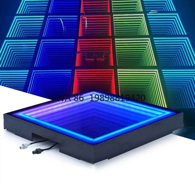 Wired DMX 3D Mirror Neon Mirror Wall Background Light Infinity LED Dance Floor for Stage Party KTV Wedding
Wired DMX 3D Mirror Neon Mirror Wall Background Light Infinity LED Dance Floor for Stage Party KTV Wedding
