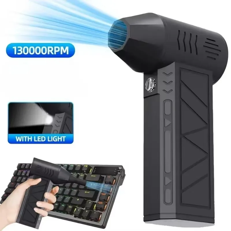 Вентилятор Duster Turbo Jet 140000 Высокоскоростной турбонагнетатель об/мин, инструмент для очистки, 3-ступенчатая регулировка, автомобильный пылесос Type-C
Вентилятор Duster Turbo Jet 140000 Высокоскоростной турбонагнетатель об/мин, инструмент для очистки, 3-ступенчатая регулировка, автомобильный пылесос Type-C