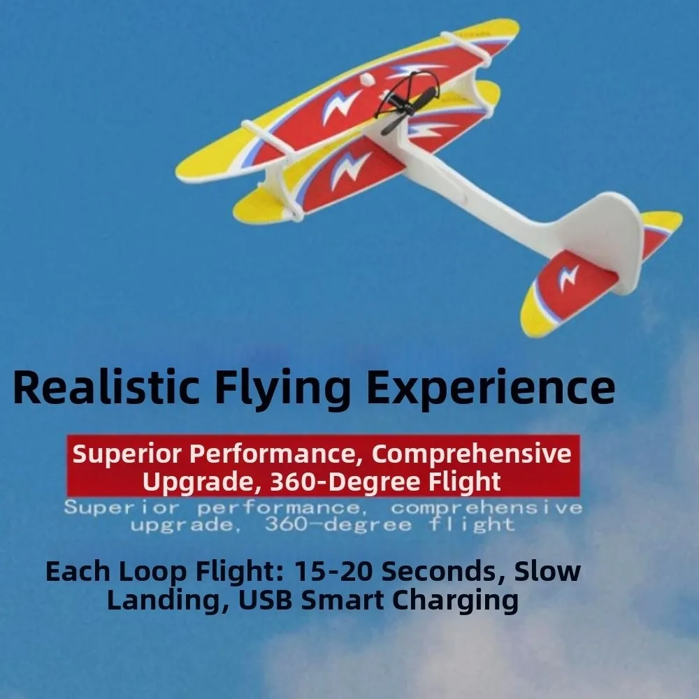 USB Rechargeable Electric Large Foam Biplane Glider PP with LED Light Flight Glider 24.5mm*9mm*24mm DIY Aircraft Model Toy
USB Rechargeable Electric Large Foam Biplane Glider PP with LED Light Flight Glider 24.5mm*9mm*24mm DIY Aircraft Model Toy