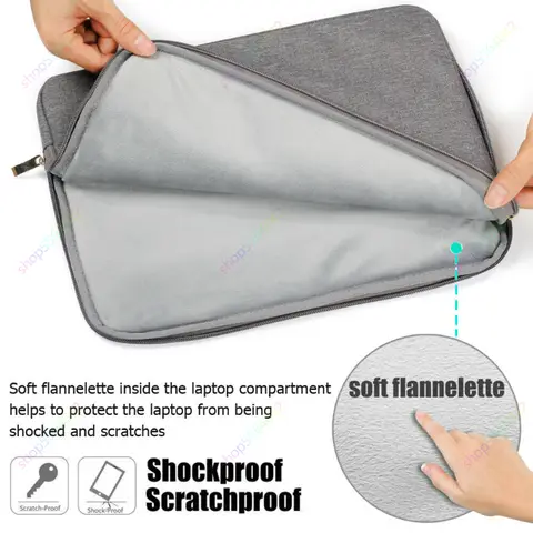 Handbag Sleev Case for OnePlus Pad Pro 12.1 Inch 2024 Shockproof Pouch Cover for OPPO Pad 2 12.1'' 11.6'' Tablet Bag with Pocket