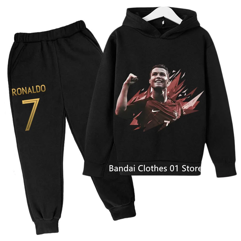 Ronaldo children's clothing CR7 printed kids plus velvet hoodie suit sports sweater pants 2-piece children's gift
Ronaldo children's clothing CR7 printed kids plus velvet hoodie suit sports sweater pants 2-piece children's gift